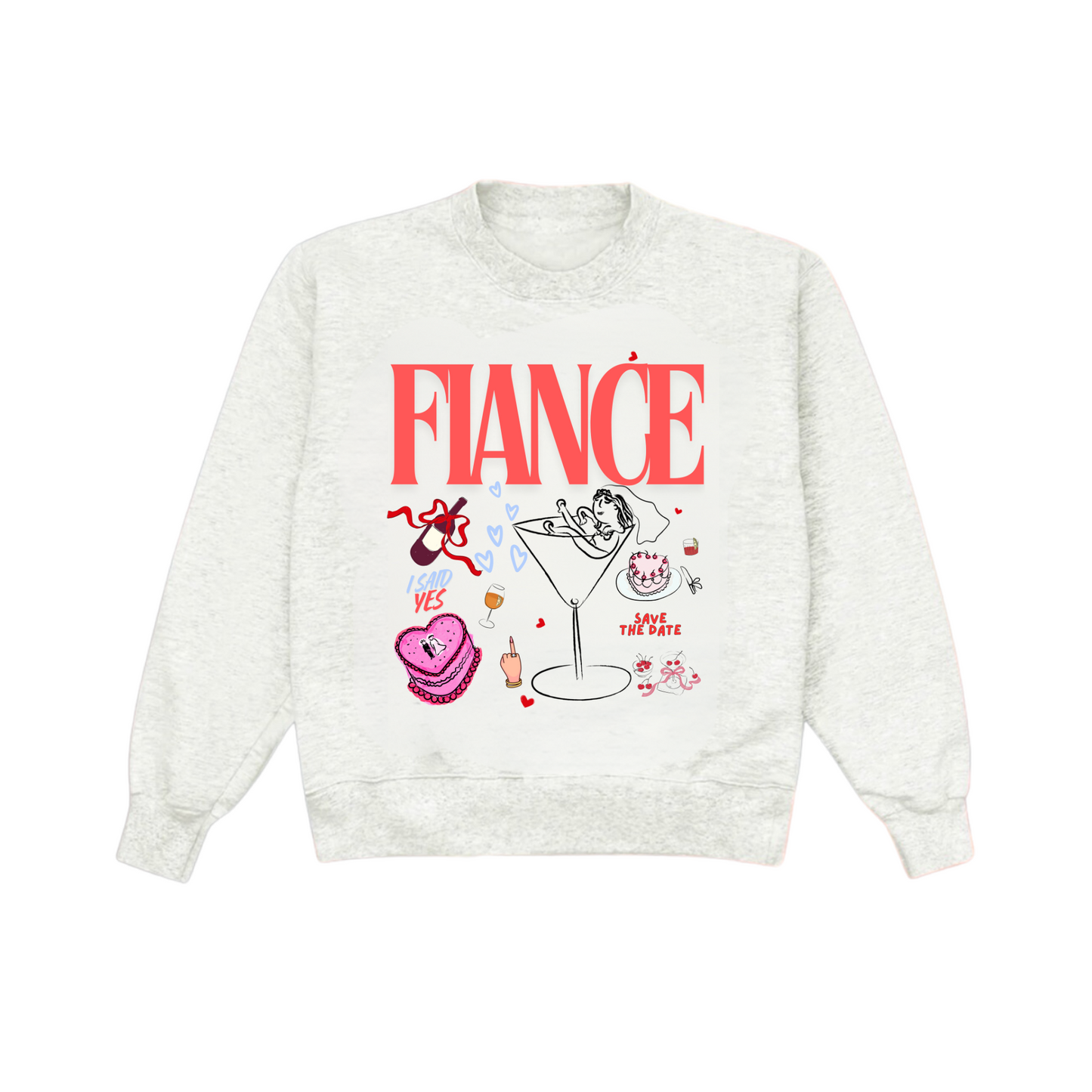 FIANCE SWEATSHIRT FOR NEW COUPLES