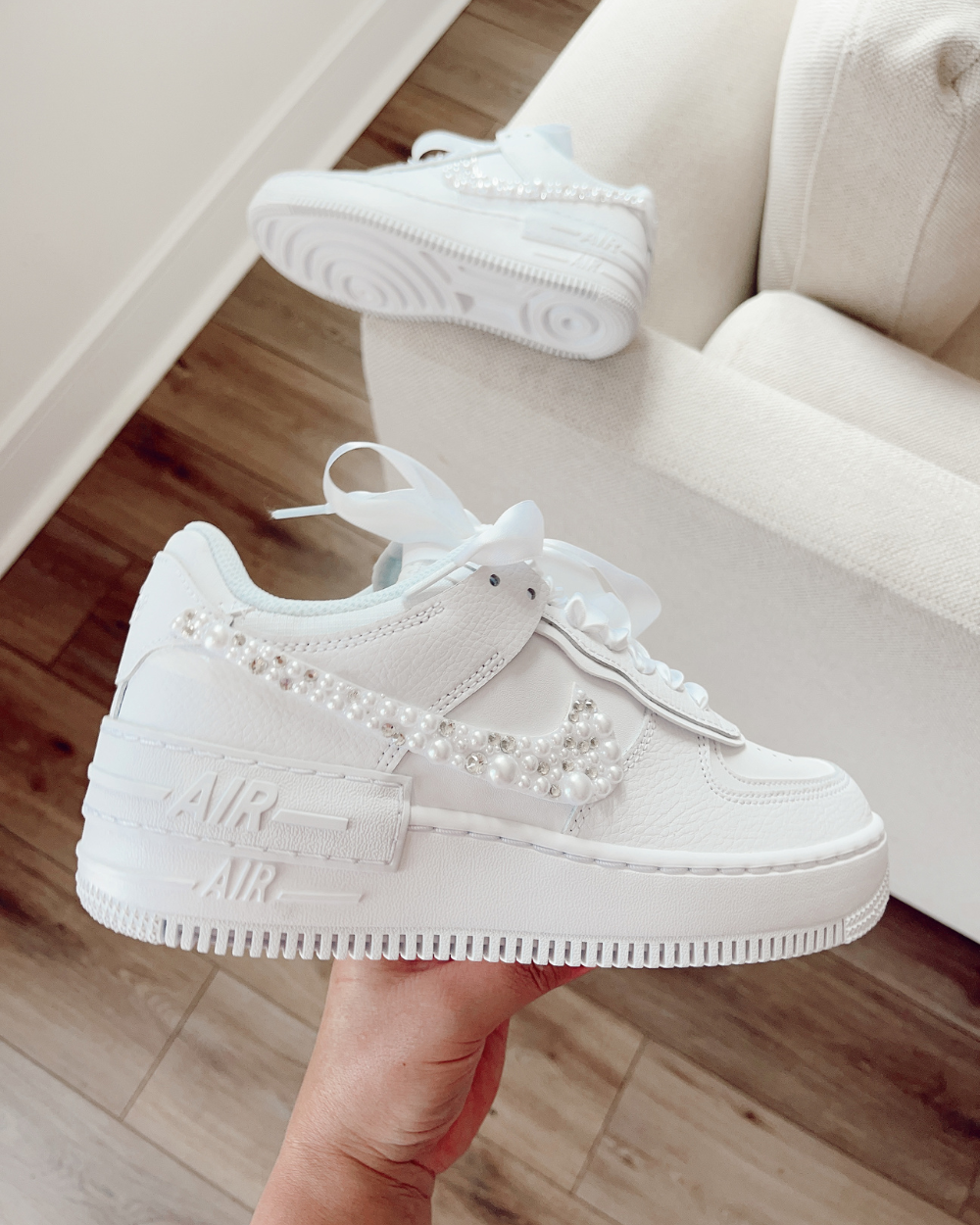 Wedding Bridal Sneaker Mixed Shadow