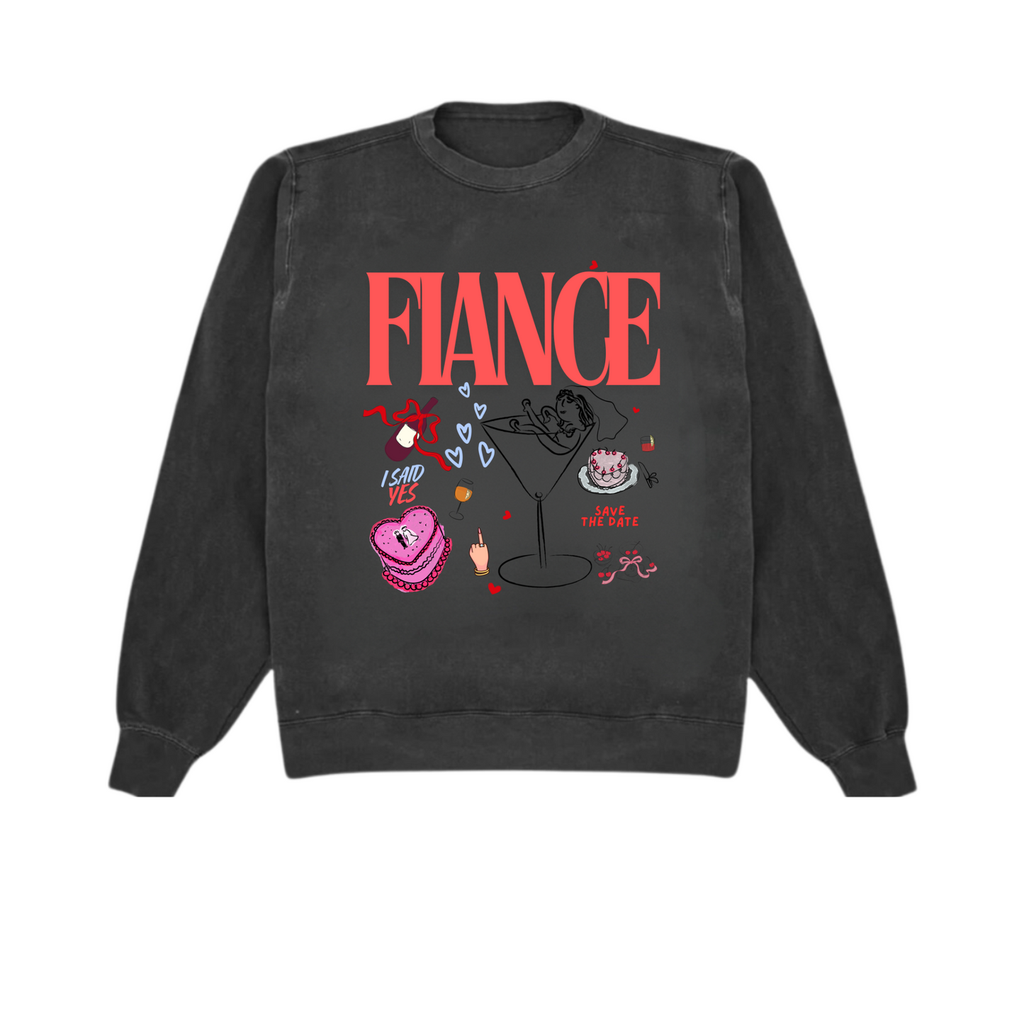 FIANCE SWEATSHIRT FOR NEW COUPLES