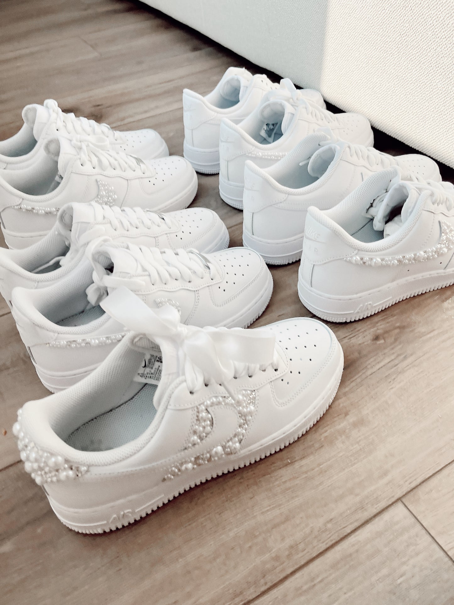 Wedding Bridal Sneaker Personalized, Air Force 1 wedding sneaker, wedding shoe for the BRIDE, Bride Sneakers, Wedding sneakers for bride.