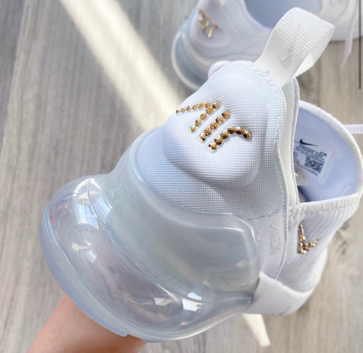 Women’s Nike Air Max 270 with bling crystals