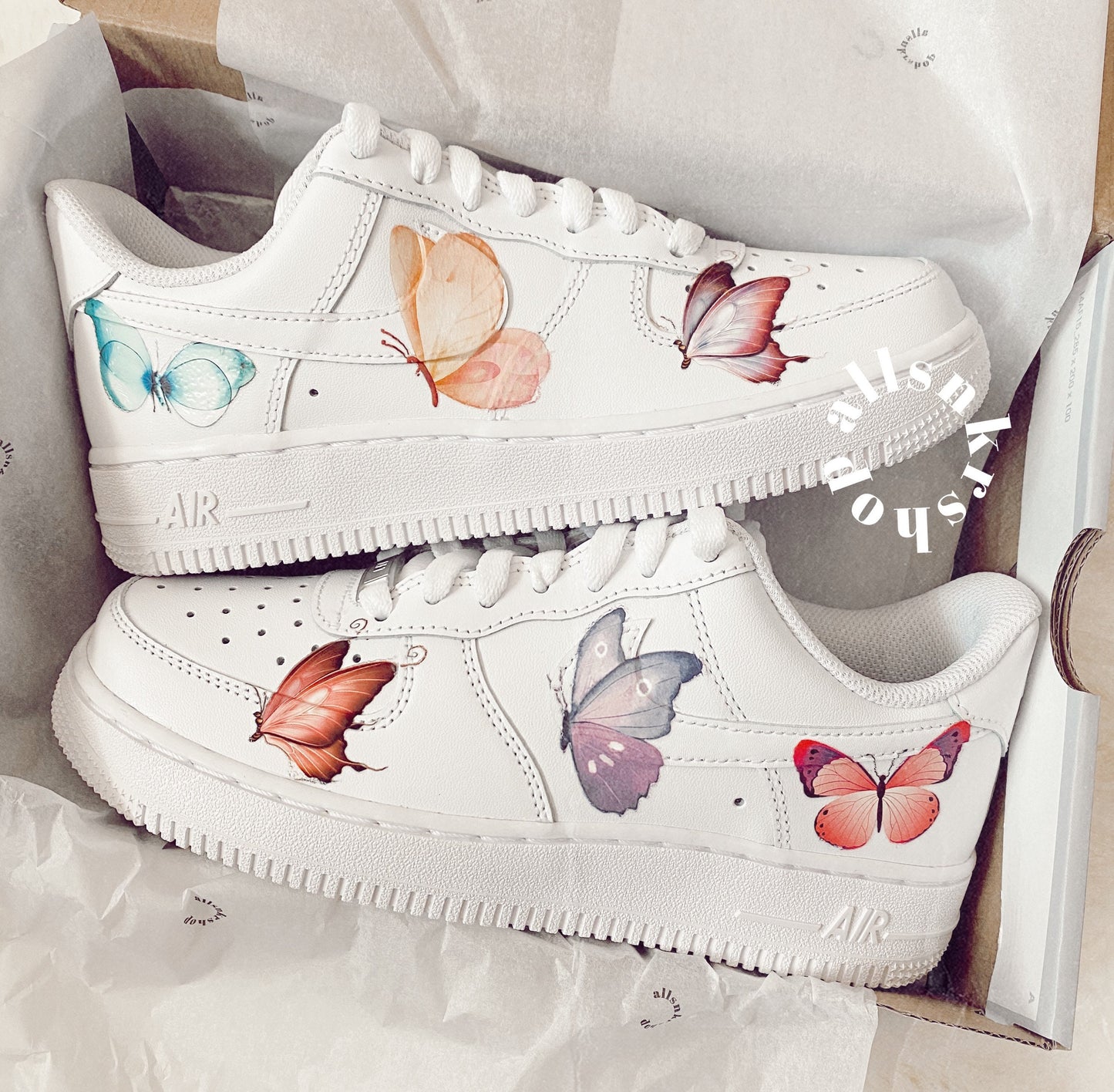 Butterfly Nike Air Force 1 Low Custom